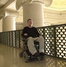 Aaron Donaghey will accompany Christopher Reeve when he visits MIT to speak to neuroscientists at a conference this weekend. "Maybe I'll ask him if he knows of any acting work," Donaghey says.