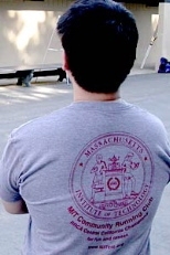 A member of the California-based MIT Community Running Club.