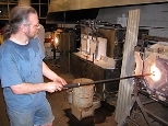 Martin Demaine in the MIT Glass Lab.