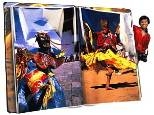 Choki Lhamo (age 14) from Trongsa with "Bhutan," the world's largest published book.