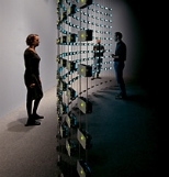 Mark Hansen and Ben Rubin displayed their piece "Listening Post" in 2002 at the Whitney Museum of American Art in New York. It is composed of 231 miniature text display screens that show snippets of conversations from chat rooms. The piece will be exhibited at the List Center beginning Feb. 12.