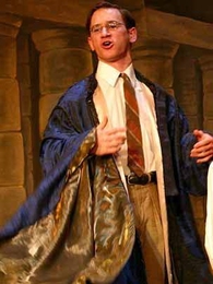 Everingham Award winner Max Goldman in Dramashop's production of "Company of Angels."