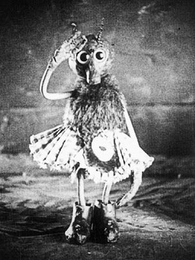 The photo above shows a scene from "There It Is," a 1928 comedy by Charley Bowers that has been included in a new three-DVD set of historical silent films compiled by MIT's Martin Marks.