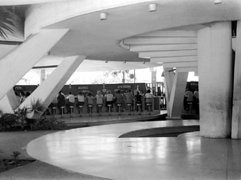 Coppelia Ice Cream Parlour in Havana, designed by Mario Girona in the mid-1960s.