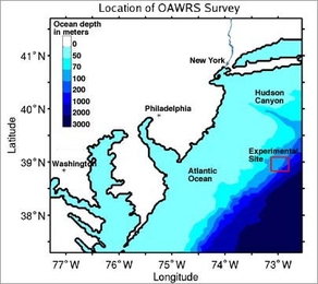 Researchers at MIT, Northeastern University and the Naval Research Laboratory used their new remote sensor system to measure fish populations on the edge of the continental shelf, south of Long Island, N.Y.