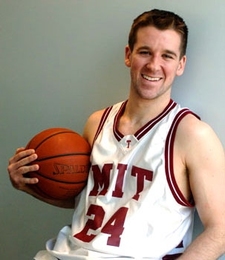 One of the stars of this year's stellar basketball team, senior Mike D'Auria is the third all-time leading scorer in MIT history.