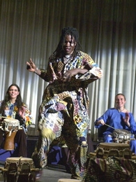 Lamine TourÌ©, lecturer in music and theater arts, will perform with Rambax on Saturday, May 13 in Kresge Auditorium.