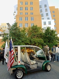 This vehicle was one of 46 that made the trip to MIT's Stata Center for AltWheels.