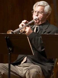 Herb Pomeroy performs in 'Beyond: An Ellington Commemoration,' with the MIT Wind Ensemble on April 30, 2004.