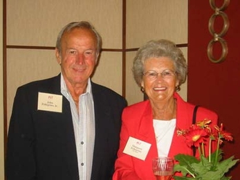 New retiree Margaret Pellegrino (MIT Medical), with her spouse, John Pellegrino Jr., formerly of the Department of Facilities.