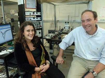 Mark Bear, director of the Picower Institute and Picower Professor of Neuroscience (right), and GÃ¼l DÃ¶len, a graduate student at Brown University, report the correction of fragile X syndrome in mice.