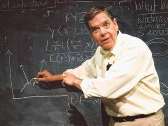 Keith Jochim as Richard Feynman in 'QED.'