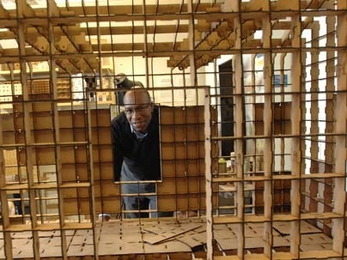 MIT architect and assistant professor of computation Larry Sass is displaying his work in "Home Delivery: Fabricating the Modern Dwelling" at the Museum of Modern Art this summer.