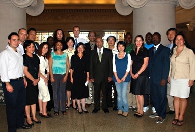 SPURS/Humphrey fellows, faculty and staff.
