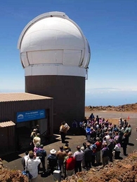 Pan-STARRS 1 prototype, part of the Panoramic Survey Telescope and Rapid Response System, Haleakala mountain, Maui.