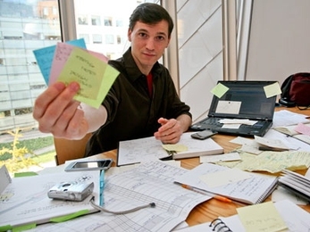 EECS graduate student Michael Bernstein