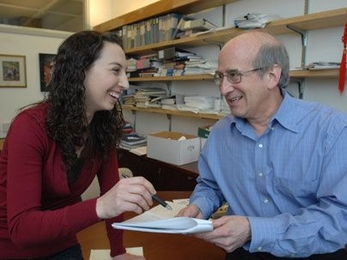 Graduate student Emily Fox, working with Edwin S. Webster Professor of Electrical Engineering and Computer Science Alan Willsky.
