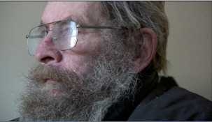 A shot in a scene from Nishima Chudasama's interview with Jeff Morris, a Vietnam veteran she filmed as part of an IAP class that encouraged participants to seek out untold stories in the Boston area.