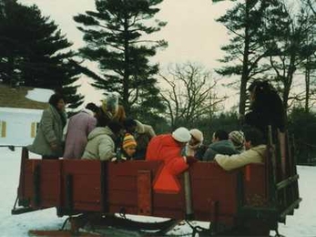This sleighride was one of the first MIT Activities Committee (MITAC) events. MITAC is celebrating its 25th anniversary this year with a party in the Stata Center on March 18.