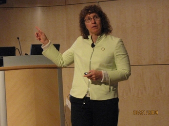 Dr. Sharon Nunes, IBM’s Vice President for Big Green Innovation, discussed smart systems for planetary water management at the 2009 MIT Conference on Systems Thinking for Contemporary Challenges.