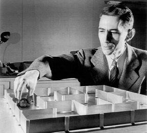 Claude Shannon's clever electromechanical mouse, which he called Theseus, was one of the earliest attempts to teach a machine to learn and one of the first experiments in artificial intelligence.