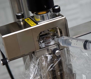 An Atomic Force Microscope, which is used to capture high-resolution images of liquid-solid interfaces.