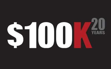 Text that says $100K 20 years