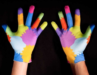 The hardware for a new gesture-based computing system consists of nothing more than an ordinary webcam and a pair of brightly colored lycra gloves.
