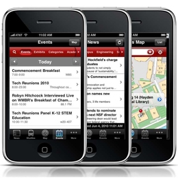 Version 2.0 of the MIT iPhone app features access to the Institute's events calendar, among other improvements.