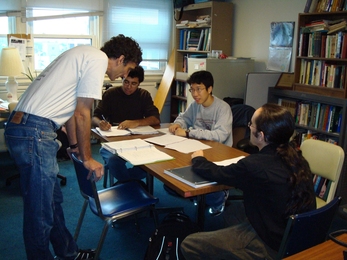 Students work in an ESG classroom