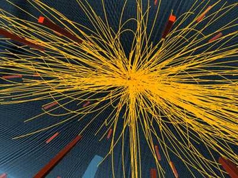 Proton-proton collisions at the Large Hadron Collider produce hundreds of particles. Some of those particles form pairs that display an unexpected correlation.