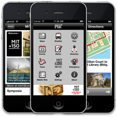 The MIT campus tour is now available on the Institute's mobile apps.