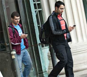 By using motion data from cell phones' built-in sensors, new communications protocols improve wireless connections for people on the go.