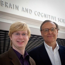 Graduate student Tyler Perrachione, left, and Professor John Gabrieli found that people with dyslexia have a much harder time identifying voices of different speakers than non-dyslexics. 