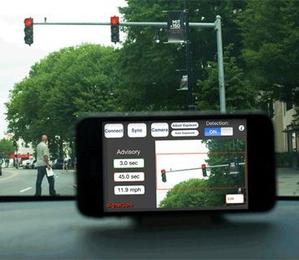 Where previous experimental traffic-light advisory systems used GPS data or data from traffic sensors, SignalGuru uses visual data from cellphone cameras.