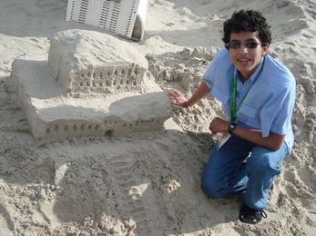 Nicolas E. Del Castillo, an MIT sophomore, during a math Olympiad trip to Bremen, Germany.