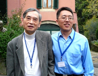 Sow-Hsin Chen, left, and Yun Liu SM ’03, PhD ’05, right.