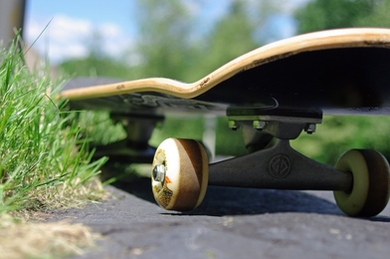 Like many products, the skateboard was originally developed by consumers for their own use. Children built the first skateboards by hammering roller skate wheels onto boards.