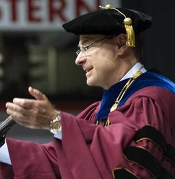 Dr. Joseph Aoun PhD '82, president of Northeastern University, is the recipient of the 2011 Robert A. Muh Alumni Award.