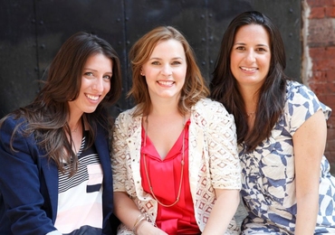from left to right: Nichole Ocepek, Ashley Baker MBA '10, and Jessa McIntosh