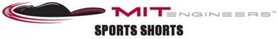 MIT Engineers beaver and text "MIT Engineering: Sports Shorts" is printed