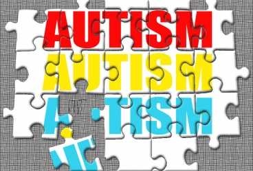 Jigsaw puzzle with the word "autism"