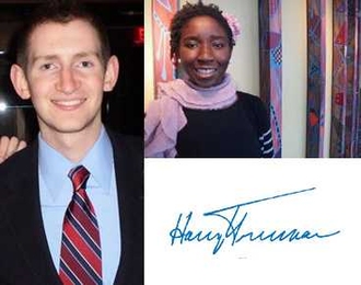 Cameron McCord, left, and Victoria Temitope Okuneye