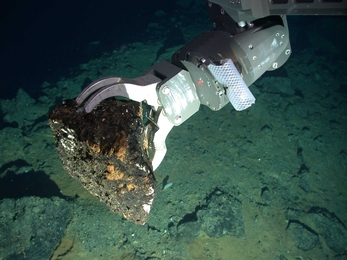 Rock samples from the East Pacific Rise were obtained by the Isis ROV during the RRS James Cook cruise in 2008.