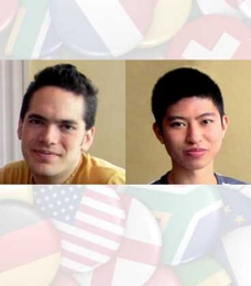 Freshman Adrian Jimenez-Galindo, left, and junior Eric Trac.