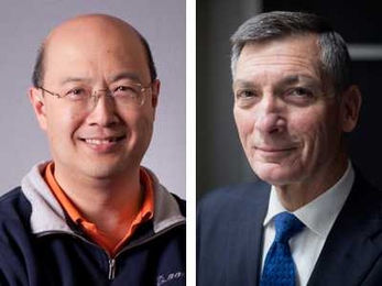 Andrew Lo, left, and Donald Sadoway