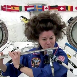 Commander Cady Coleman '83, astronaut and accomplished flautist; International Space Station