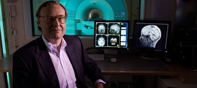 Professor John Gabrieli's neuroscience lab uses tools such as this fMRI scanner to study how the brain makes the mind.