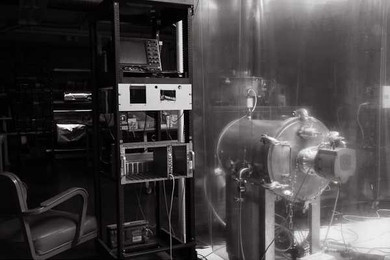 The Dark Matter Neutron Detector at the Laboratory for Nuclear Science, as photographed by Daniel Jackson. 