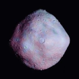 Simulated image of asteroid (101955) 1999 RQ36.